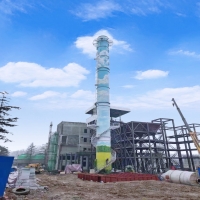 自立式煙囪涂繪景觀(guān)煙囪
